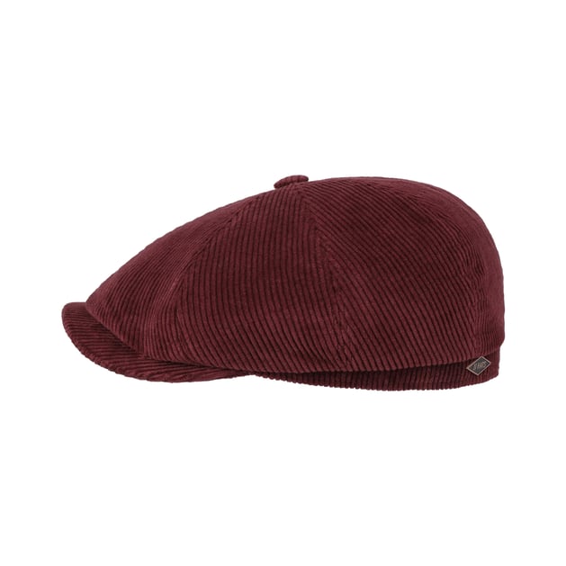 8 Panel Corduroy Flat Cap by JJ Hats