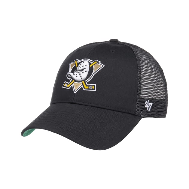 47Brand MVP Trucker Cap Pittsburgh Penguins - Cappellino Regolabile Snapback Nero/Beige